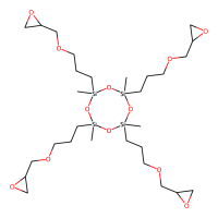 2,4,6,8-四甲基-2,4,6,8-四(丙基缩水甘油醚)环四硅氧烷,60665-85-2,≥90%,阿拉丁