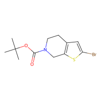 2-溴-4H,5H,6H,7H-叔丁基[2,3-c]吡啶-6-羧酸叔丁酯，910443-31-1，≥97%，阿拉丁