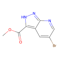5-溴-1H-吡唑并[3,4-b]吡啶-3-羧酸甲酯，916325-84-3，≥97%，阿拉丁