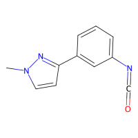 3(-1-甲基-吡唑-3-)苯基异氰，912569-60-9，≥95%，阿拉丁