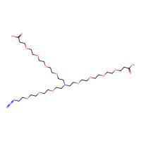 N-(叠氮基-PEG3)-N-双(PEG4-酸),2112731-54-9,≥98%,阿拉丁