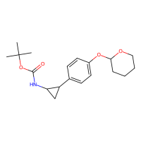 ((1S,2R)-2-(4-((四氢-2H-吡喃-2-基)氧基)苯基)环丙基)氨基甲酸叔丁酯，1946017-76-0，≥97%，阿拉丁