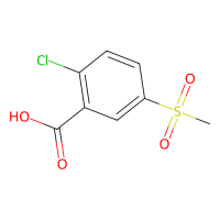 2-氯-5-(甲基磺酰基)苯甲酸,89938-62-5,≥98%,阿拉丁