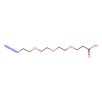 叠氮基-PEG3-酸，1056024-94-2，≥98%，阿拉丁