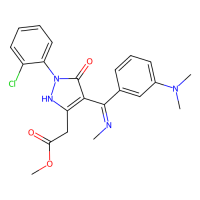 (Z)-2-(1-(2-氯苯基)-4-((3-(二甲基氨基)苯基)(二甲基氨基)甲基)-5-氧代-4,5-二氢-1H-吡唑-3-基)乙酸甲酯,1820587-57-2,≥95%,阿拉丁