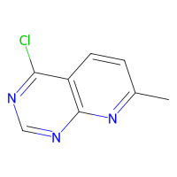 4-氯-7-甲基吡啶并[2,3-d]嘧啶，117890-81-0，≥97%，阿拉丁