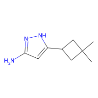 5-(3,3-二甲基环丁基)-1H-吡唑-3-胺,1853338-91-6,≥97%,阿拉丁