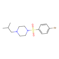 1-(4-溴苯基磺酰基)-4-异丁基哌嗪，1187385-78-9，≥98%，阿拉丁