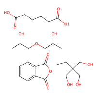 聚[三羟甲基丙烷/二（丙二醇）-alt-己二酸/邻苯二甲酸酐]，多元醇，68133-07-3，平均Mₙ~500，阿拉丁