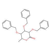 (3R,4S,5R,6R)-3,4,5-三(苄氧基)-四氢-6-甲基吡喃-2-酮，1461750-25-3，≥97%，阿拉丁