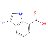 3-碘-1h-吲哚-7-羧酸，1360953-77-0，≥97%，阿拉丁
