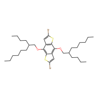 2,6-二溴-4,8-双[(2-丁基正辛基)氧]苯并[1,2-b:4,5-b']二噻吩，1336893-15-2，≥94%(HPLC)，阿拉丁