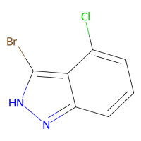 3-bromo-4-chloro-2H-indazole,885521-40-4,≥97%,阿拉丁