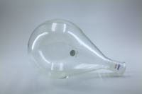 厚壁茄型瓶，容量: 100ml;磨口: 14/20;包装: 1个，芯硅谷