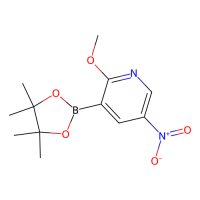 2-甲氧基-5-硝基吡啶-3-硼酸频哪醇酯，1218791-18-4，≥96%，阿拉丁