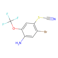 5-溴-4-硫氰基-2-(三氟甲氧基)苯胺，1133115-30-6，≥97%，阿拉丁