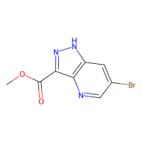 6-溴-1H-吡唑并[4,3-b]吡啶-3-羧酸甲酯，1363380-66-8，≥97%，阿拉丁