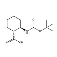 (1R，2R)-2-((叔丁氧基羰基)氨基)环己烷-1-羧酸，233661-54-6，≥97%，阿拉丁
