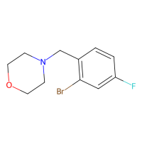 2-溴-4-氟-1-(吗啉代甲基)苯，1086600-40-9，≥98%，阿拉丁