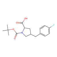 反式-N-Boc-4-(4-氟苄基)-L-脯氨酸，959583-52-9，≥95%，阿拉丁