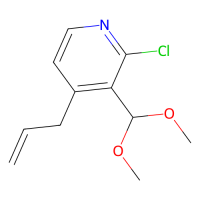 4-烯丙基-2-氯-3-(二甲氧基甲基)吡啶,1186310-69-9,≥95%,阿拉丁