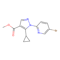 1-(5-溴吡啶-2-基)-5-环丙基吡唑-4-羧酸甲酯，1150164-26-3，≥98%，阿拉丁