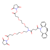 N-DBCO-N-双(PEG2-琥珀酰亚胺酯)，2128735-29-3，≥98%，阿拉丁