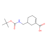 5-({[((叔丁氧基)羰基]氨基}甲基)环己-1-烯-1-羧酸，1434141-75-9，≥97%，阿拉丁