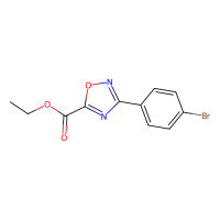 3-(4-溴苯基)-1,2,4-恶二唑-5-羧酸乙酯，861146-12-5，≥96%，阿拉丁