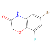 6-溴-8-氟-2,4-二氢-1,4-苯并恶嗪-3-酮，560082-53-3，≥97%，阿拉丁