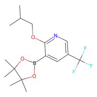 2-异丁氧基-5-(三氟甲基)吡啶-3-硼酸频哪醇酯，1256359-93-9，≥97%，阿拉丁