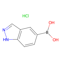 1H-吲唑-5-硼酸 盐酸盐，1257738-46-7，阿拉丁