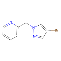 4-溴-1-(吡啶-2-基)甲基吡唑，850349-20-1，≥96%，阿拉丁