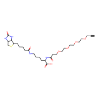 N-(炔丙基-PEG4)-生物胞素,2055042-71-0,≥98%,阿拉丁