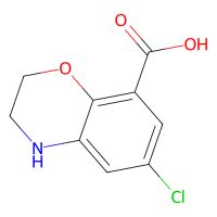 6-氯-3,4-二氢-2H-苯并[b][1,4]噁嗪-8-羧酸，134372-47-7，≥95%，阿拉丁