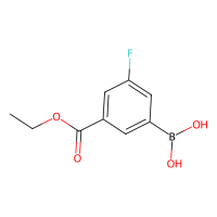 3-氟-5-乙氧基羰基苯基硼酸，871329-85-0，≥97%，阿拉丁