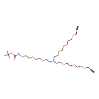 N-(t-Boc-氨基氧基-PEG2)-N-双(PEG3-炔丙基),2112737-60-5,≥98%,阿拉丁