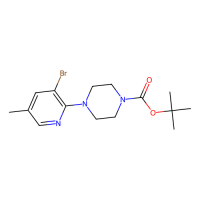 2-(4-BOC-哌嗪基)-3-溴-5-甲基吡啶,1187386-02-2,≥98%,阿拉丁