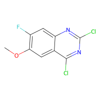 2,4-二氯-7-氟-6-甲氧基喹唑啉，864292-37-5，≥97%，阿拉丁