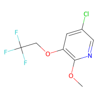 5-氯-2-甲氧基-3-(2,2,2-三氟乙氧基)吡啶，1280786-68-6，≥98%，阿拉丁