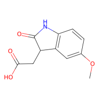 (5-甲氧基-2-氧代-2,3-二氢-1H-吲哚-3-基)乙酸,885272-25-3,≥95%,阿拉丁