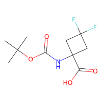 1-{[((叔丁氧基)羰基]氨基} -3,3-二氟环丁烷-1-羧酸，1363380-83-9，≥97%，阿拉丁