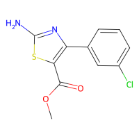 2-氨基-4-(3-氯苯基)噻唑-5-羧酸甲酯，1065074-45-4，≥97%，阿拉丁