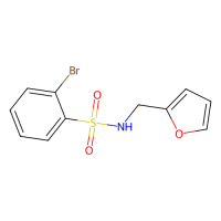 2-溴-N-(呋喃-2-基甲基)苯磺酰胺，849056-66-2，≥98%，阿拉丁