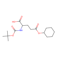 N-[(1,1-二甲基乙氧基)羰基]-D-谷氨酸5-环己基酯，133464-27-4，≥97%，阿拉丁