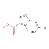 6-溴吡唑并[1,5-a]吡啶-3-羧酸甲酯，1062368-70-0，≥97%，阿拉丁