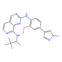 N8-[(2S)-3,3-二甲基丁烷-2-基] -N2-[2-甲氧基-4-(1-甲基-1H-吡唑-4-基)苯基]吡啶基[3,4-d]嘧啶-2,8-二胺，1578244-34-4，Moligand™, ≥97%，阿拉丁