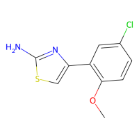 4-(5-氯-2-甲氧基-苯基)-噻唑-2-基胺，303019-72-9，≥95%，阿拉丁