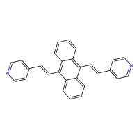 9,10-二-β-(4-吡啶基)乙烯基蒽,113308-38-6,≥97%,阿拉丁
