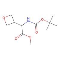2-{[((叔丁氧基)羰基]氨基} -2-(氧杂环丁-3-基)乙酸甲酯，1416323-08-4，≥97%，阿拉丁